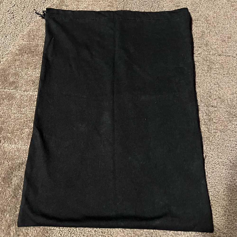 Rebecca Minkoff Dust Bag Black Fabric Gold Metallic Lettering Storage Designer - Picture 2 of 7